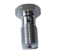 EHYSYN Brake Caliper Guide Sleeve Set Stainless Steel Single Double Banjo Bolt M10x1 M10x1.25 For Brake Clutch Master Cylinder Caliper Pump(Single M10x1.25)