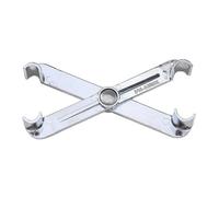 EHYSYN Bushing Tools for Lower Control Arm Car Fuel Line Zinc Alloy 3/8'' 5/16'' ABN Disconnect Scissor Tool Removes Quick Couplings in Bushing Tools(Silver 1pc)