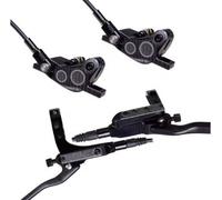 EHYSYN Fit For AM Fit For Enduro Bicycle E4 Fit For ZEE M8120 MTB 4 Piston Hydraulic Disc Brake M840 With Cooling Pad(Pair Black)