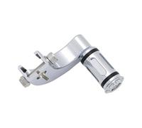 EHYSYN Metal Gear Shifter Shift Lever Fit for Harley Softail Fat Boy Breakout Street Bob Low Rider ST/S Motorcycle Foot Pegs Heel Toe Shift Lever W/Shifter Heel Toe Shifter Levers(A-Chrome)