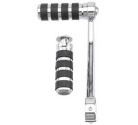 EHYSYN Metal Gear Shifter Shift Lever Motorcycle Part Aluminium Alloy Heel Toe Shift Lever with Fit for BMW R18 Roctane R18B Transcontinental R 18 B/Classic Heel Toe Shifter Levers(Chrome)