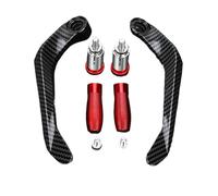 EHYSYN Motorcycle Brake Protector Fit for 899 959 1199 1299 Fit for V2 V4 V4S Handlebar Handguard Brake Clutch Levers Hand Guard Protector(Red)