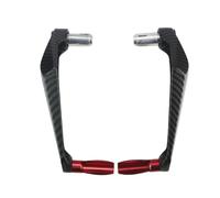 EHYSYN Motorcycle Brake Protector Motorcycle Aluminum Alloy Handlebar Brake Clutch Lever Hand Guard Protector Modification Accessories Handguard(Red)