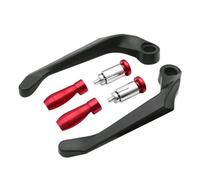 EHYSYN Motorcycle Brake Protector Motorcycle Brake Clutch Lever Hand Guard Protector Die-cast Aluminum Alloy Universal Modification Accessories(Red)