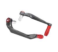 EHYSYN Motorcycle Brake Protector Universal 7/8" Motorcycle Brake Lever Guard Handlebar Protector Clutch Handguard Bow for Sport Street Bike Scooter(Red)