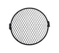 EHYSYN Motorcycle Headlight Cover 7inch Motorcycle Headlight Mesh Grill Mask Protector Guards Square Metal Cover Motorcycle Accessorie Accessori Moto(Type B)