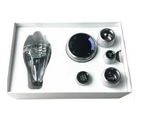 EHYSYN Speed Gear Stick Cover Crystal 6-Piece Shift Knob Fit for BMW X3/X4/X5/X6 5/6/7 Series G30 G11 G12 G01 G02 Car Accessories Gear Shifter(18-21 X3 G01)