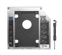 EHZ-SHOP 12.7mm Hard Drive Caddy Tray 2.5 inch Universal SATA to SATA 2nd SSD HDD Hard Drive Caddy Tray Enclosures for HP Dell Acer BenQ Asus Lenovo Laptop.