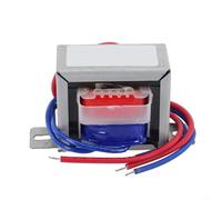 EI48 Power Transformer 10W Input 220V Output 12V-0-12V 24V-0-24V Single Phase Voltage Converter With Full Copper Wire Silicon Steel Sheet For Industrial Equipment (Single output 24V)