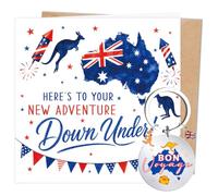 Eiapadeor Australia New Adventure Down Under Card Bon Voyage Travel Gifts