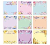 Eiapadeor Bible Sticky Notes Gifts - 9 Pack Inspirational Sticky Notes 3x3 Religious Bible Verse Quotes Gifts for Christian Women Biblical Post It Notepads Study Office Supplies 450 Sheets