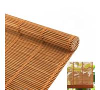 Eiauiuo Rustic Bamboo Blinds - Blackout, UV Protection, Soundproof Side-Pull Blinds For Windows, Doors, Balconies, Gardens & Gazebos - Privacy Screens For Partition Walls & Outdoor Use(Width 150cm,Hig