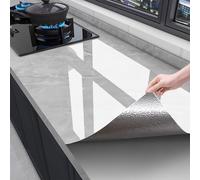 Eiauiuo Self-Adhesive Marble Film For Table & Furniture Protection - Waterproof, Scratch-Resistant Tablecloth & Worktop Sticker, Furniture Film For Walls, Doors & Windows(Marmorfolie-11,80x1000cm)