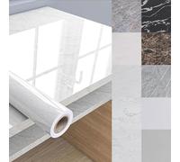 Eiauiuo Self-Adhesive Marble Tablecloth PVC Foil - Waterproof Table Protection For Dining, Coffee Tables & Kitchen Cupboards - DIY Decorative Furniture Wallpaper(Marmor Folie 006,120x300cm)