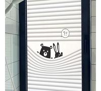 Eiauiuo Self-Adhesive Privacy Window Film - Frosted Glass Film With Patterns, Opaque Decorative Window Film For Glass - Static Cling, No Adhesive, Blind Appearance, Various Sizes(Decorative Film Z127,