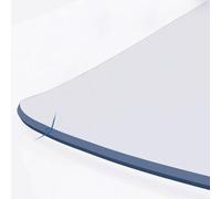 Eiauiuo Transparent PVC Tablecloth Protective Cover - Waterproof, Wipeable Table Protector, Heat & Scratch-Resistant, Glass Look, 1.5mm/2.5mm Thickness, Clear Plastic Table Mat For Dining & Kitchen(Tr