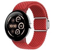 Eiavike Braided Magnetic Band Compatible with Google Pixel Watch 1/2/3/4 41mm 45mm, [Upgraded Magnets do not fall off] Adjustable Stretchy Nylon Strap for Pixel Watch Wristbands Women Men