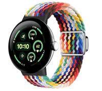 Eiavike Braided Magnetic Band Compatible with Google Pixel Watch 1/2/3/4 41mm 45mm, [Upgraded Magnets do not fall off] Adjustable Stretchy Nylon Strap for Pixel Watch Wristbands Women Men