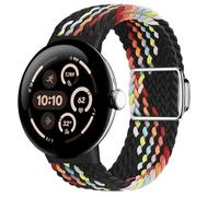 Eiavike Braided Magnetic Band Compatible with Google Pixel Watch 1/2/3/4 41mm 45mm, [Upgraded Magnets do not fall off] Adjustable Stretchy Nylon Strap for Pixel Watch Wristbands Women Men