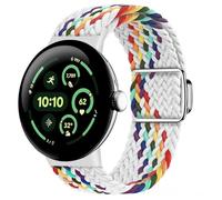 Eiavike Braided Magnetic Band Compatible with Google Pixel Watch 3 (45mm), [Upgraded Magnets do not fall off] Adjustable Stretchy Nylon Strap for Pixel Watch 3 45mm Wristbands Women Men