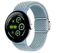 Eiavike Braided Magnetic Band Compatible with Google Pixel Watch 3 (45mm), [Upgraded Magnets do not fall off] Adjustable Stretchy Nylon Strap for Pixel Watch 3 45mm Wristbands Women Men