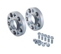 EIBACH SYSTEM-7 25MM WHEEL SPACERS FOR RENAULT LAGUNA MK2 01-07 PAIR SILVER