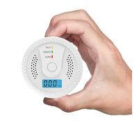 EIBEST Carbon Monoxide Detector,Carbon Monoxide Alarm, CO Detector With LED display And 85 Decibel Sound And Light Alarm