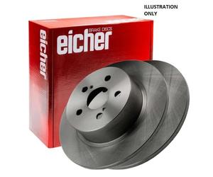 EICHER Brake Discs x2 Solid Rear 260mmX2 FITS VOLVO S40 V40 1995 TO 2004