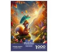 Eichhörnchen Puzzle 1000-teilige Schwer Puzzle Spielzeug Pädagogisches Spiel Impossible Herausforderungsspielzeug Für Erwachsene Und Kinder in Bewährter 70x50cm/1000pcs
