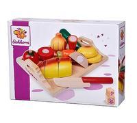Eichhorn 100003731 Chopping Board with Various Wooden Parts for Cutting 8 Pieces