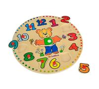 Eichhorn 100005408 Mix and Match Puzzle with 30 Pieces 26 x 22 cm FSC 100% Certified Lime Plywood, Colourful