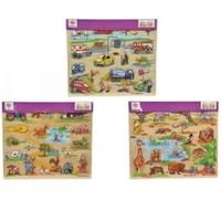 Eichhorn 100005454 Jigsaw Puzzle 40 x 35 cm with 21-23 Pieces Safari, Farm, Traf