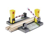 Eichhorn 100006500 Railway Crossing, 4 Pieces, FSC-Certified Beech Wood, Can Be Installed with Other Rail Systems