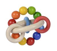 Eichhorn 100017040 Baby 3D Grasping Toy 9.5 x 9 cm FSC 100% Certified Beech Wood