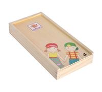 Eichhorn - Body puzzle, discover the body with 18 different puzzle pieces, including wooden box for storage, 24 x 12 cm, made from 100% FSC certified wood, from 2 years