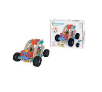 Eichhorn Construct Beach Vehicle - 83-Piece Construction Toy with Large Tyres and Sturdy Body to Promote Motrik and Creativity, FSC Certified Wood, from 3 Years