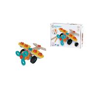 Eichhorn Construct Mini Aeroplane - 35-Piece Construction Set with Movable Propeller to Promote Fine Motor Skills and Concentration, FSC-Certified Wood, Can Be Combined with Other Sets, from 3 Years