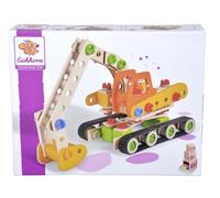 Eichhorn Constructor Caterpillar Excavator, Versatile Wooden Play, 170 Components, for Children from 6 Years