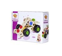 Eichhorn - Constructor Racing Car, Versatile Wooden Toy, 35 Pieces, 3 Different Constructions, 100% FSC Certified Beech Wood, from 3 Years