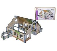 Eichhorn - Horse stable, building with horse boxes and gates, 30 pieces, 57 x 52 x 35 cm, from 3 years