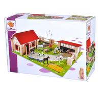 Eichhorn Liitle Farm Wooden Toy Set (21-Piece, Multi-Colour) (US IMPORT)