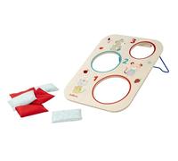 Eichhorn - Outdoor Throwing Game, Game Board with Metal Support and Cute Animal Pattern Print, Includes 6 Throwing Bags, Made of Wood, Outdoor Game for 1-2 Players and Ages 3+
