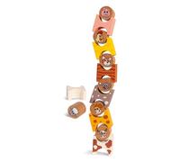 Eichhorn - Stacking game farm, stacking animals to match the fur pattern, 54 cm high, 14 pieces, made from 100% FSC certified beech wood, from 2 years