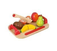 Simba Fruit Cutting Wood 12 Pieces Golden