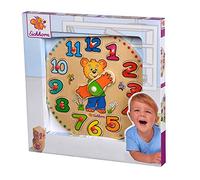 Eichhorn Wooden Teaching Clock (13-Piece, Multi-Colour)
