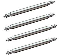 Eichmüller 4pcs 1.78mm Diameter High Quality Stainless Steel Spring Bars for Watches and Bracelets, 20, Sleek