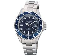 Eichmüller Men's Diving Watch 200 m, Date Display, Rotating Bezel and Luminous Index, Bracelet