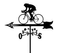 EICOFF Exquisite Metal Weather Vane Ornament Retro Weathercock Bicycle Shape Weather vane Iron Wind Directions Indicators Garden Wind Speed Spinner Decoration Outdoor Ornaments Farm Backyard Lawn