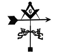 EICOFF Weather Vane Measuring Tool Decor Wind Vane Weathervane Mount Garden Yard Decoration, Stainless Steel Weather Vane Farm Scene Wind Direction Indicator for Garden Patio Yard Ornament
