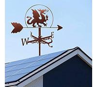 EICOFF Weathervane Domineering Dragon Pattern Ornament,Garden Stake Weather Vane,Wind Direction Indicator Professional Measuring Tool Garden Yard,Easy to Assemble (Dragon